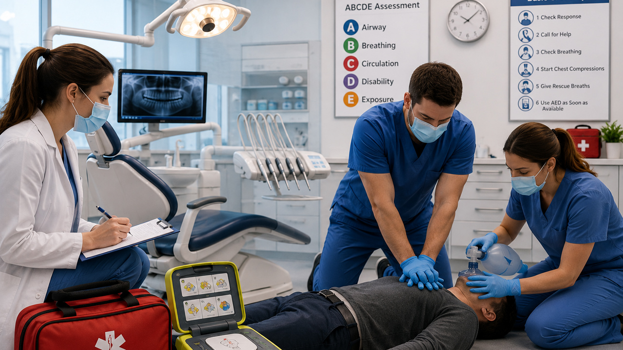 Medical Emergencies in Dental Practice: ABCDE Assessment and Basic CPR
