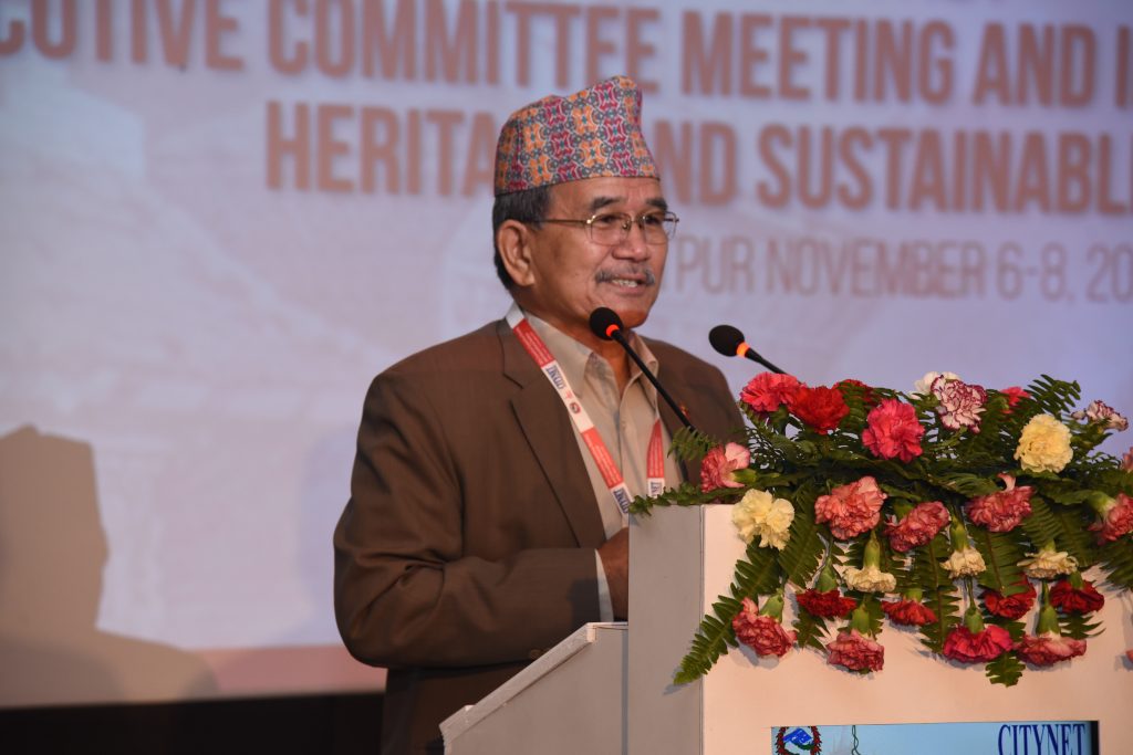 Lalitpur Mayor Maharjan hosted 2019 CityNet Executive Committee Meeting