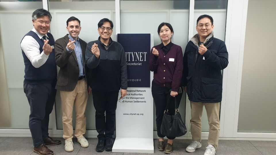 Secretariat Team w/ Training Partners Seoul Human Resources Development Center