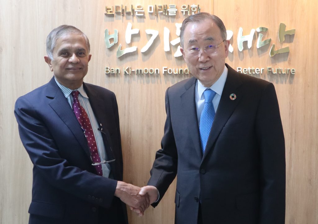 Secretary General Jagannathan & Former UN Secretary General Ban Ki Moon